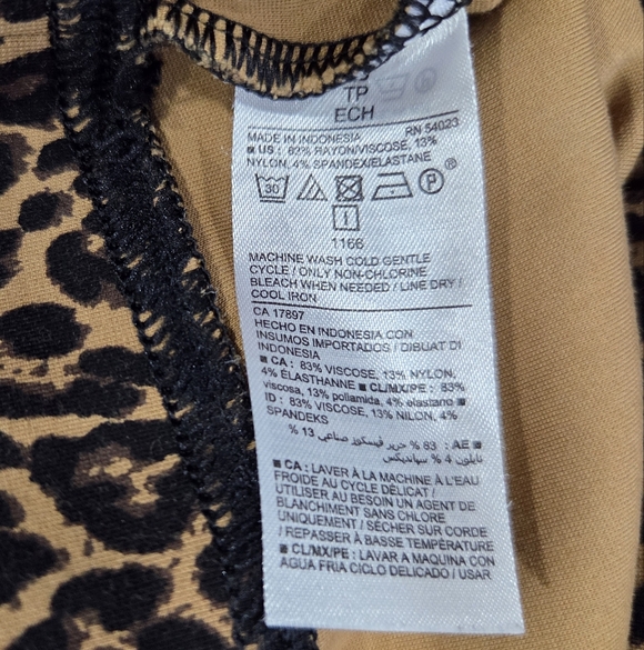 Old Navy Pixie Pants Mid Rise Leopard Animal Print Jeggings Size XS - Picture 8 of 9